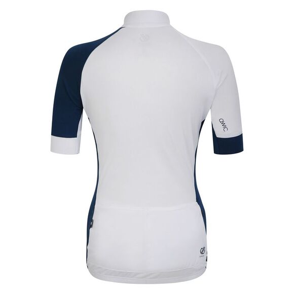 Dare 2B Womens/Ladies Compassion III Jersey Cycling Top / White/Moonlight Denim - Picture 2 of 5